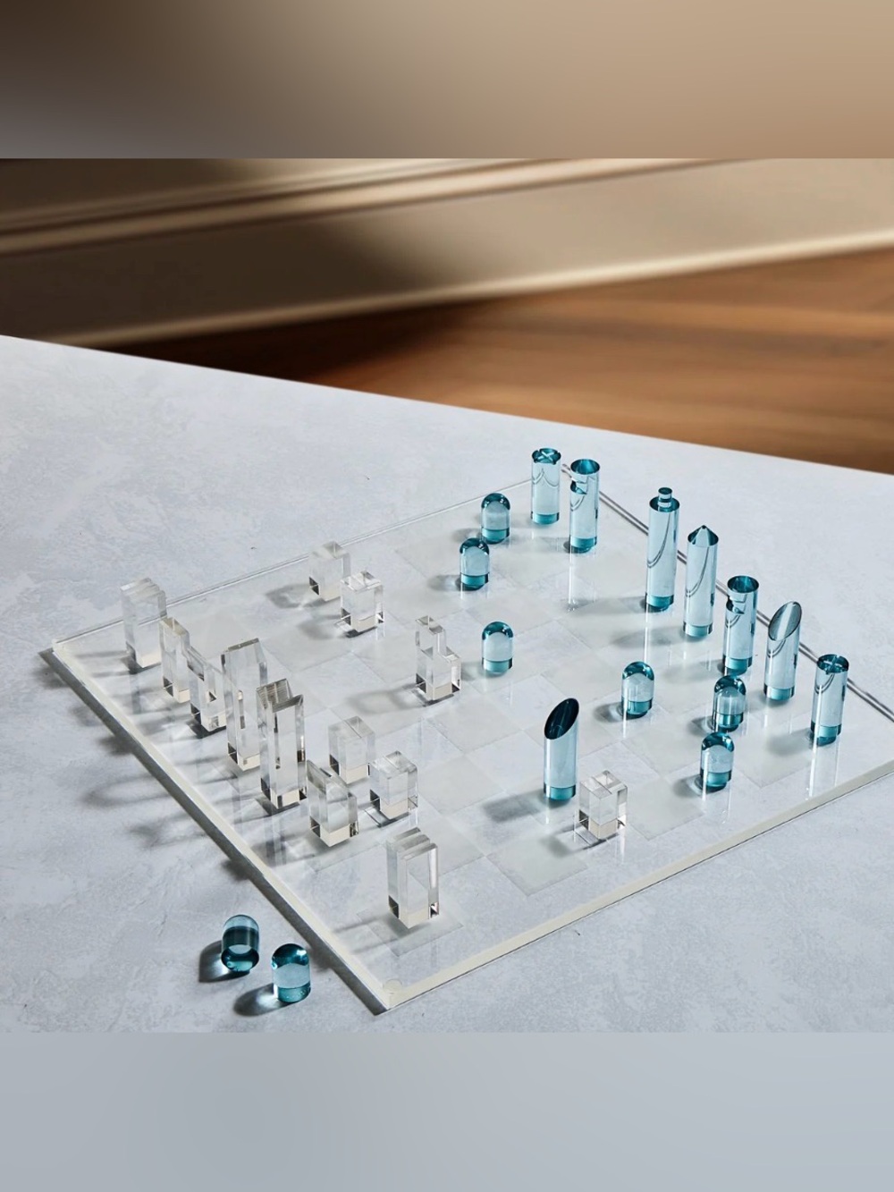 Acrylic Chess Set (Skyline Collection)